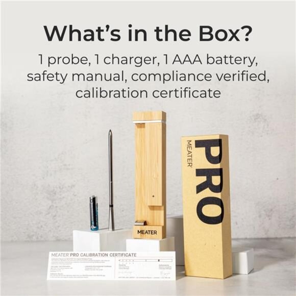 Pro: Smart Bluetooth Wireless Meat Thermometer Digital | 1000°F Heat - Picture 3 of 7